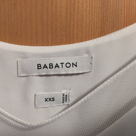 Babaton white tank XXS - Picture 2 of 3